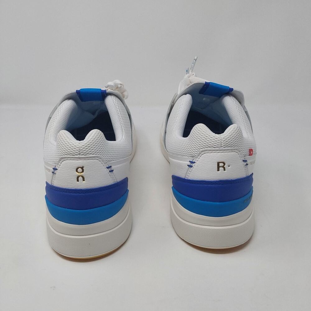 On Running The Roger Centre Court White Blue Men’s 11 Tennis Sneakers - Picture 4 of 16